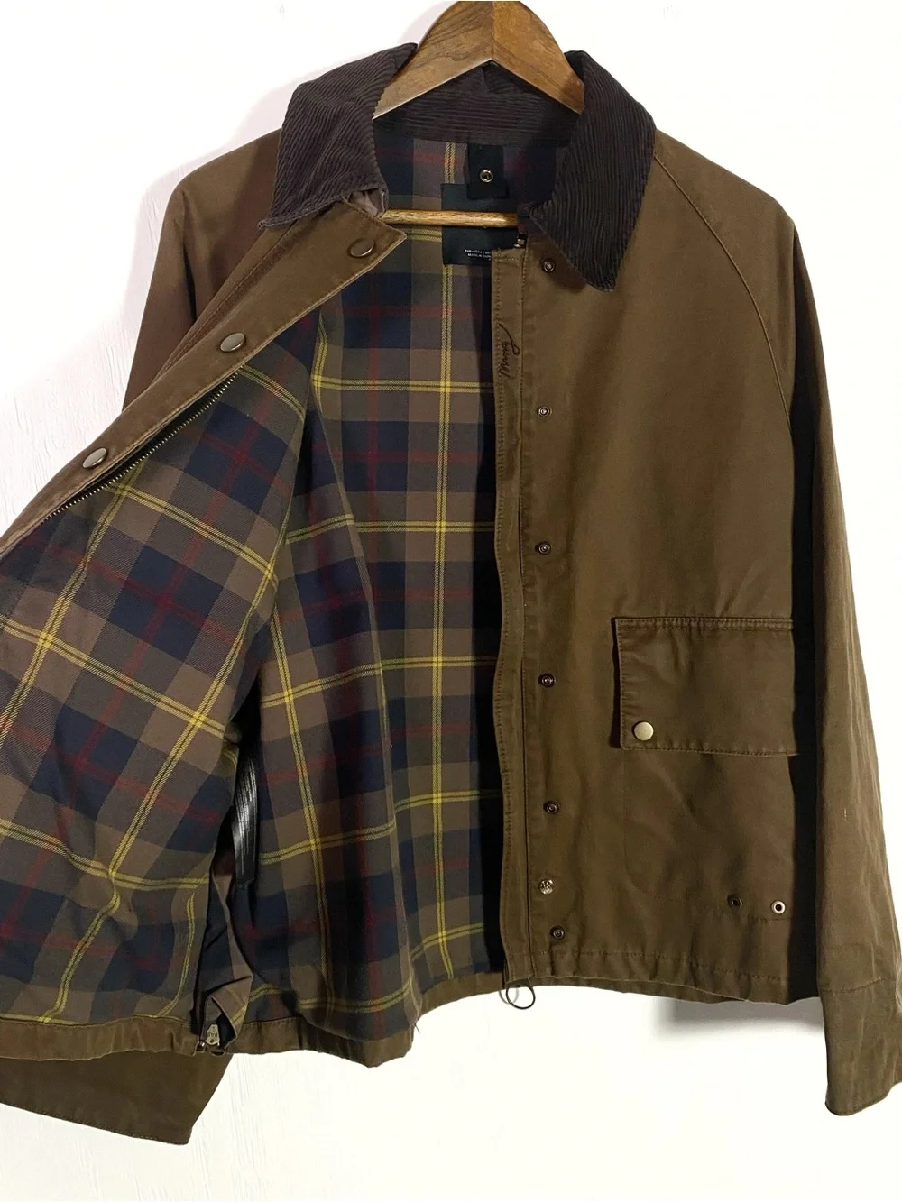 Mango Waxed Effect Parka Jacket Brown - Picture 4 of 8